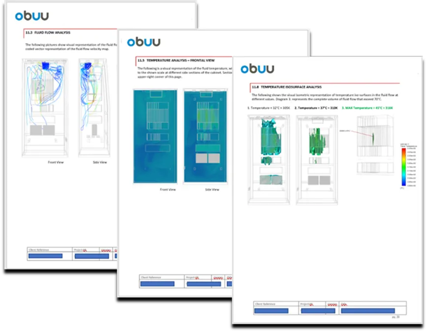 Detailed stress and deformation analysis output for structural validation