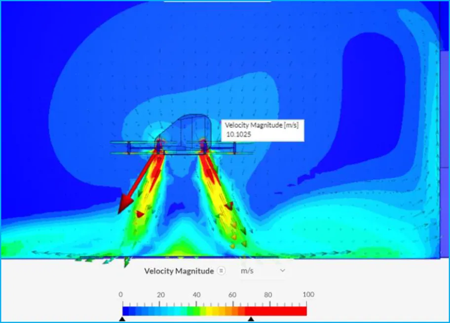 Finite element analysis mesh and stress distribution visualization